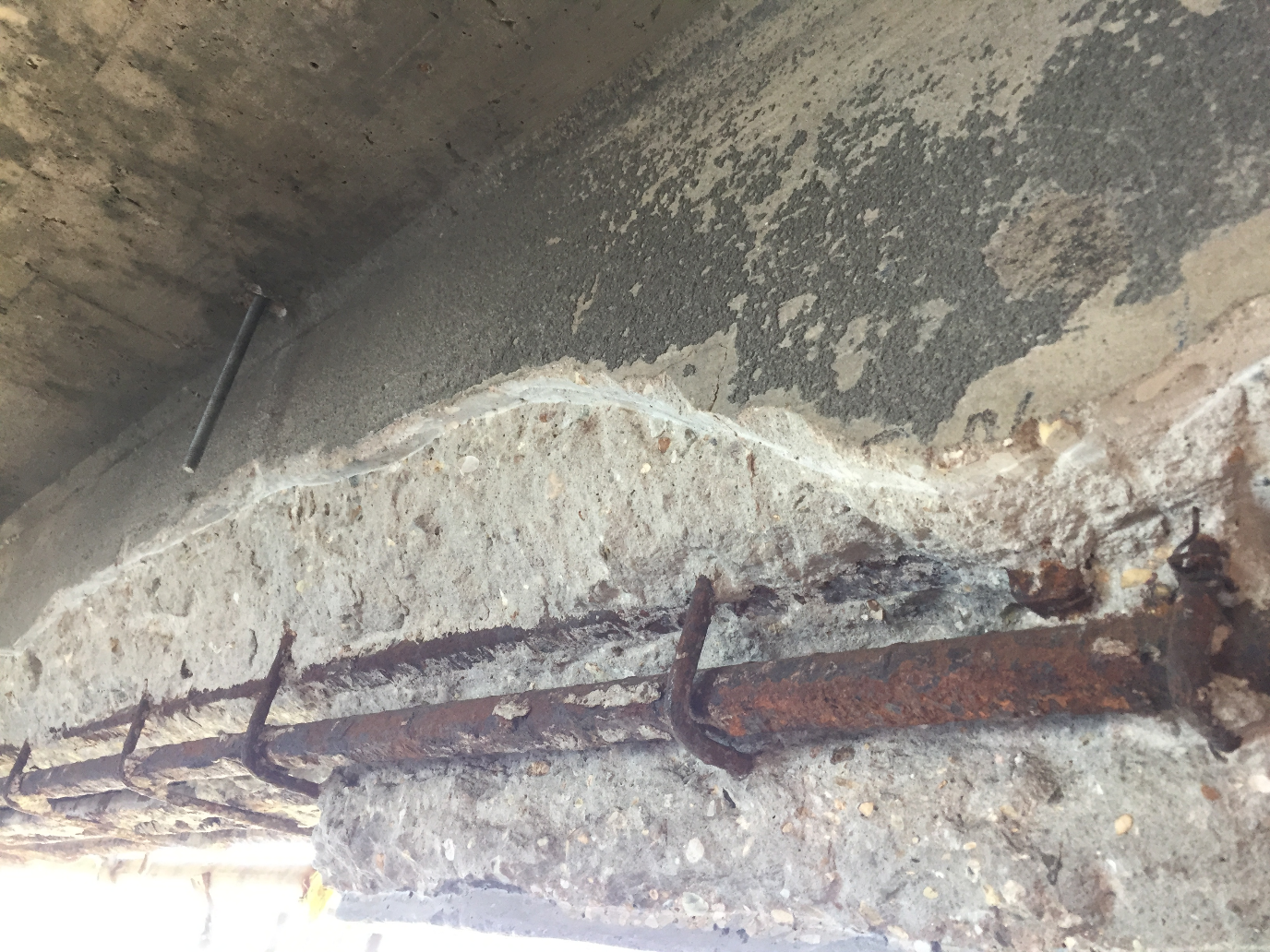 Corrosion in reinforced concrete